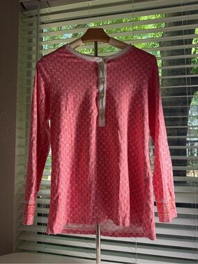 J. Crew Pink Floral Pijama Set